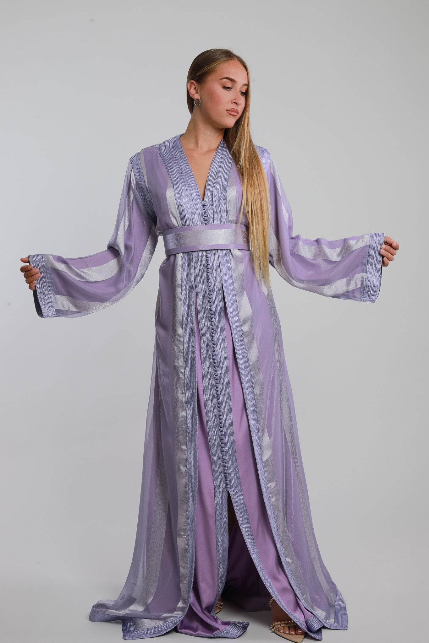 Purple Moroccan Caftan – lecaftanoriginal